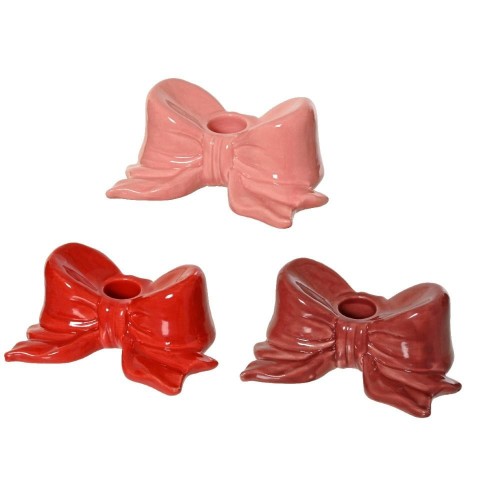 PORTACANDELE FIOCCO 3 ASSORTITI H.5.6